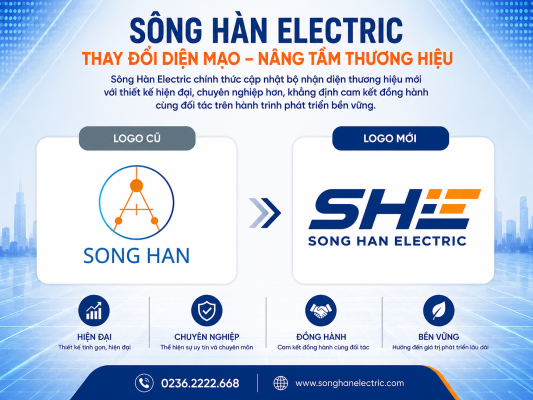 Sông Hàn Electric chính thức công bố bộ nhận diện thương hiệu mới 